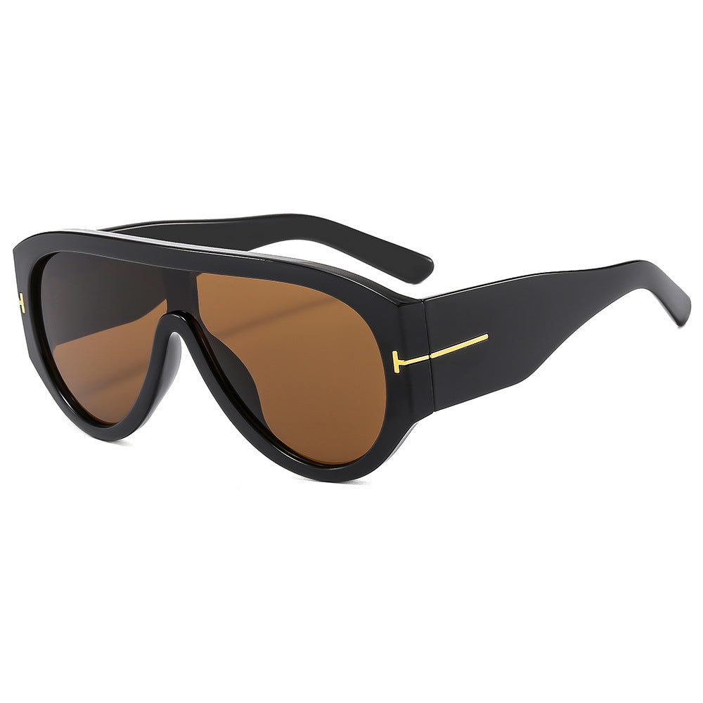 Bold Shield Sonnenbrille mit Statement-Design Brehn