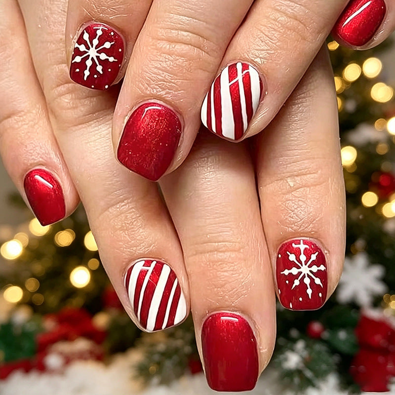 Festliches Winter Nagelkunst Set Brehn