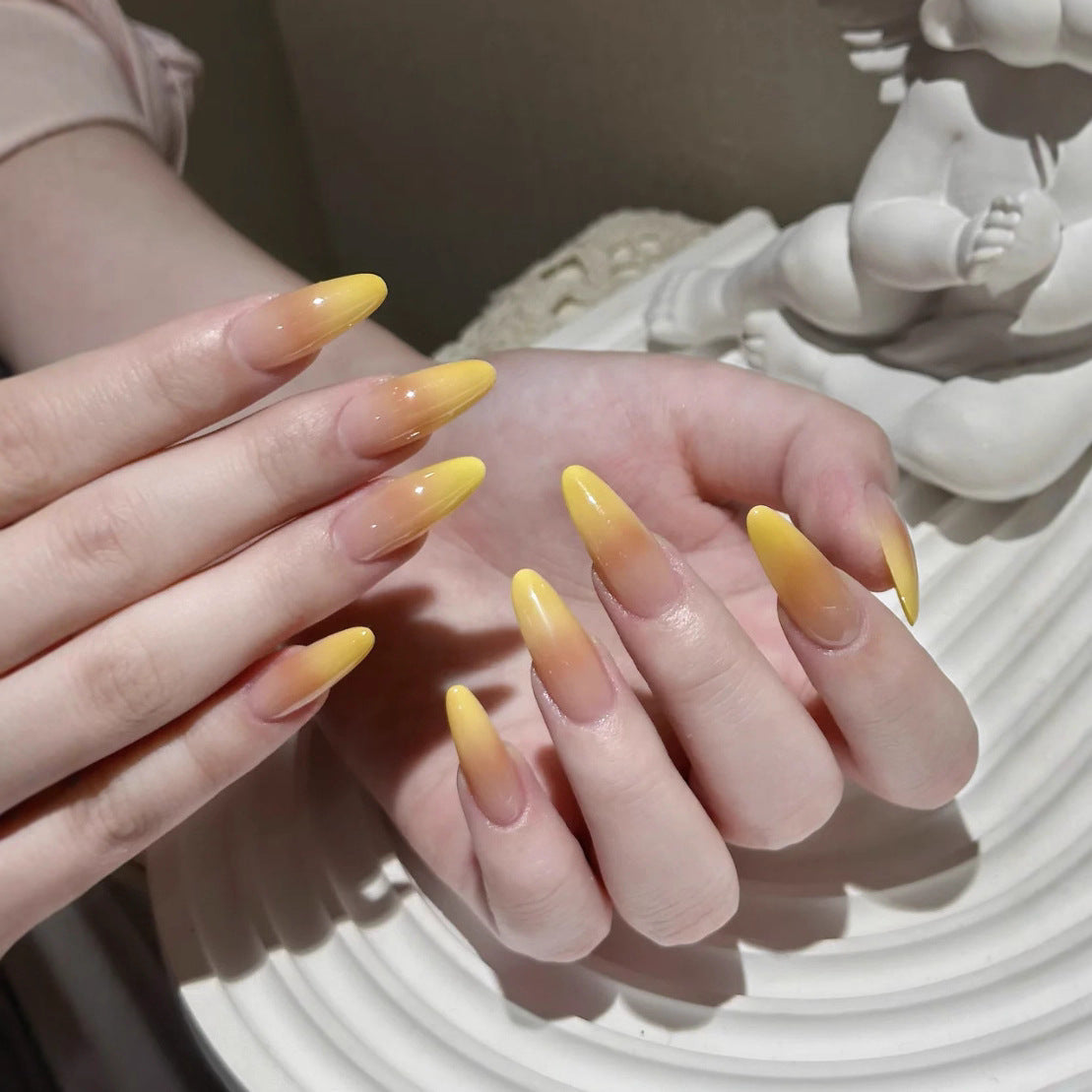 Gradual Ombre Stiletto Press-On Nails Brehn