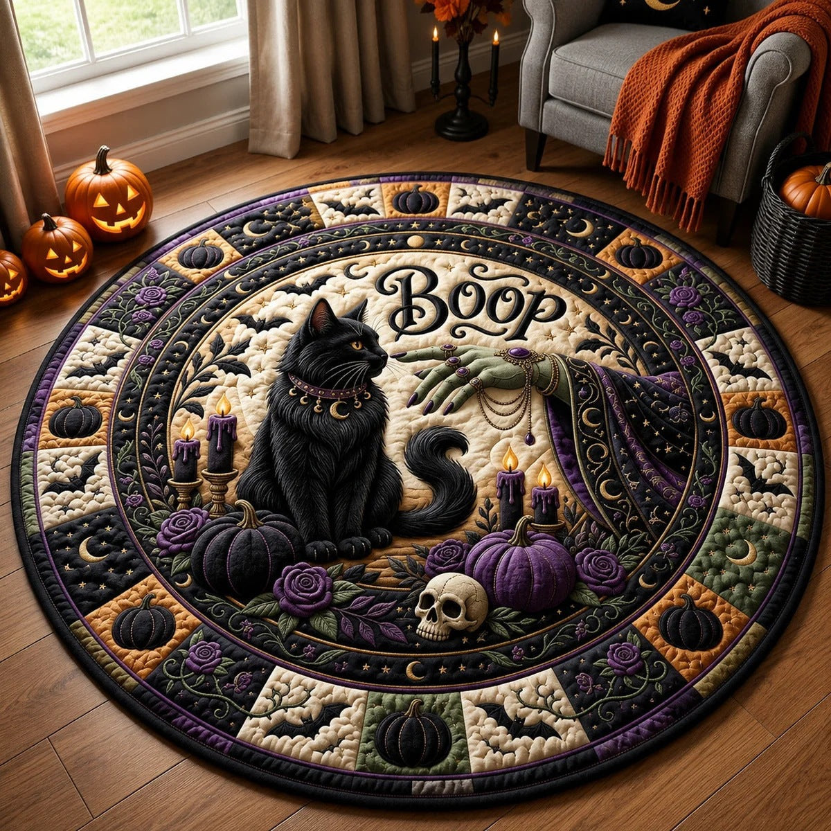 Halloween-Themen Runde Teppich