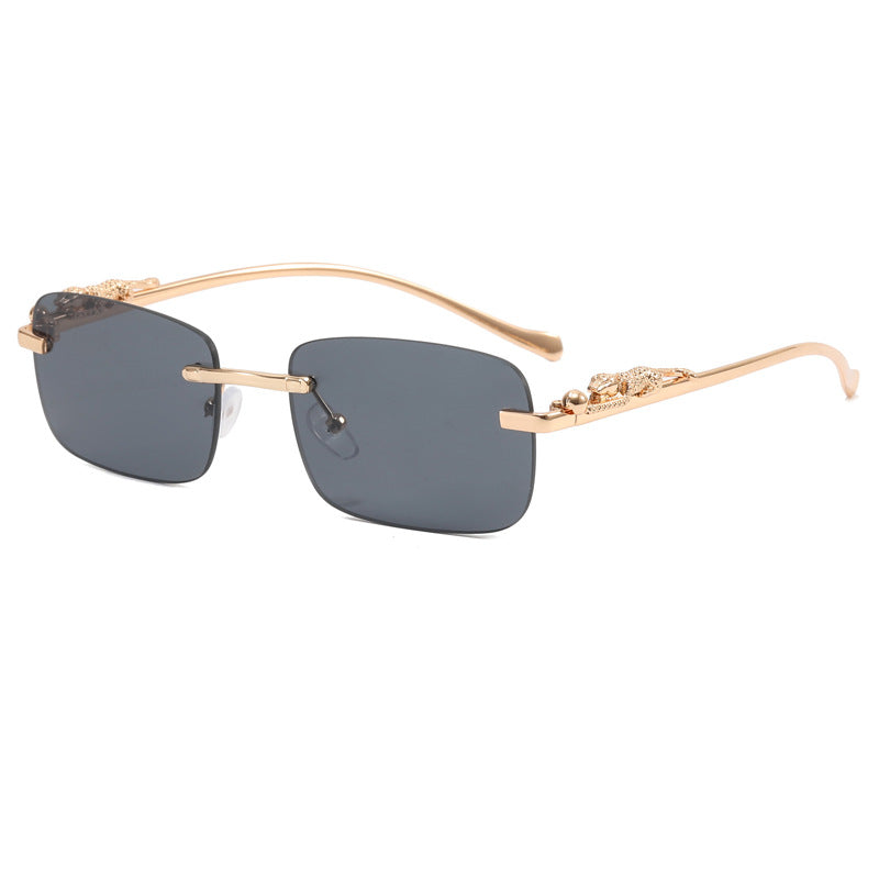 Damen Designer-Sonnenbrille mit feinem Metallrahmen und luxuriösen Details Brehn
