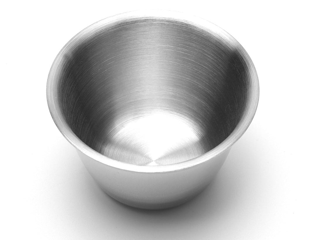 Professionelle Edelstahl Flanförmchen Für Crème Caramel und Pudding Brehn