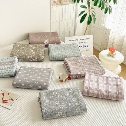 Umkehrbare gesteppt Blumendecken-Set
