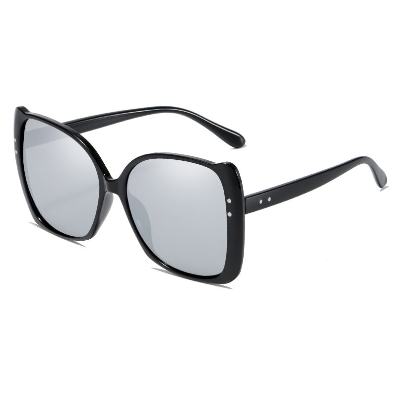 Damen oversized Sonnenbrille mit braunem Farbverlauf Brehn