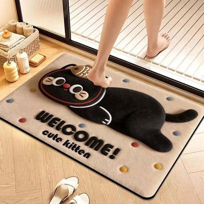 Süßes Hundedesign Badematte