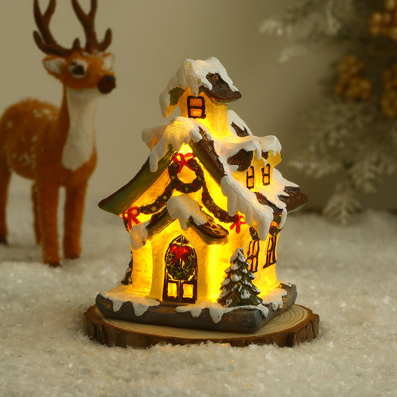 Dekorative Weihnachtsbeleuchtung im Häuschen-Design Brehn