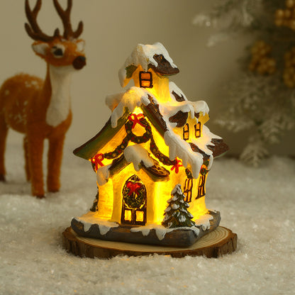 Dekorative Weihnachtsbeleuchtung im Häuschen-Design Brehn