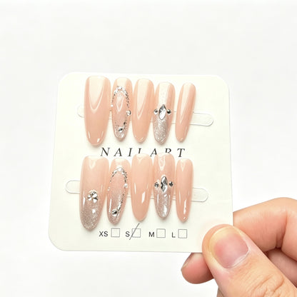 Premium Press-On Nail Art Set Brehn