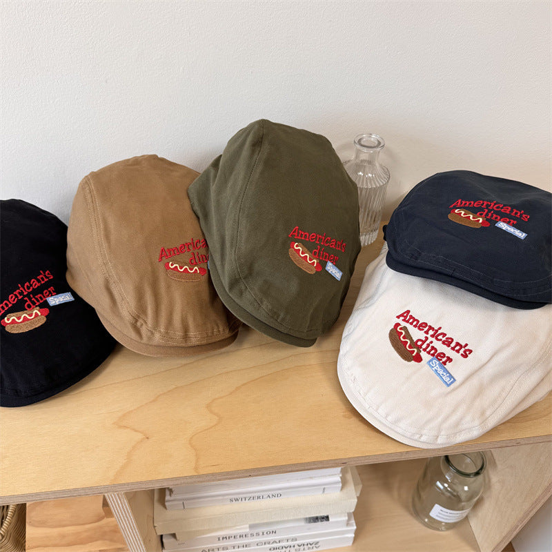 Herren Bestickte Faule Zeitungen Cap Brehn
