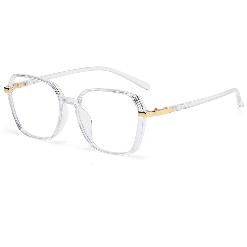 Damen modische quadratische Lesebrille mit goldenen Akzenten Brehn