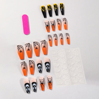 Halloween Themen Artikulierter Acryl Nagelset Brehn