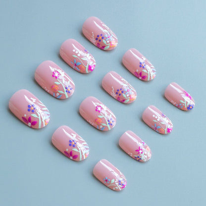 3D Blumen Acryl Nail Art Set