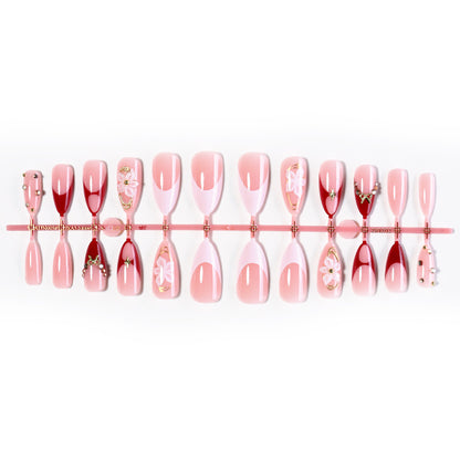 Kunstnagelset mit floralen und glamourösen Akzenten Brehn 1789119024
