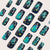 Glitternde Nagellack mit Sternenakzenten Brehn