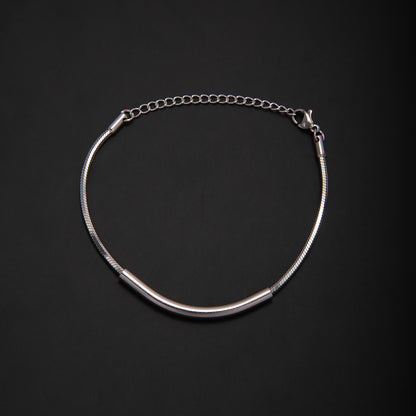 Elegante Minimalistische Silberkette Armband Brehn