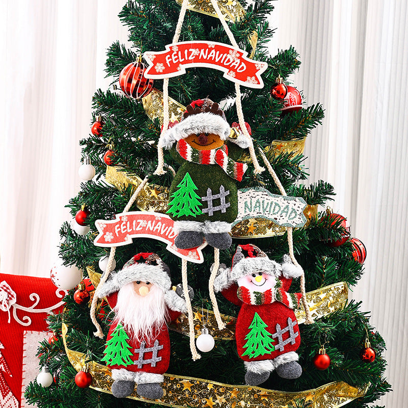 Deckendekoration mit Weihnachtsmann-Motiv Brehn