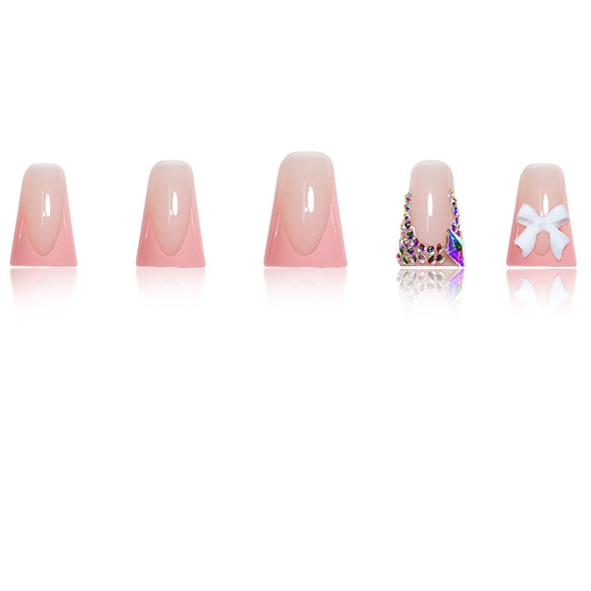 Elegantes Designer Press-On Nail Set Brehn