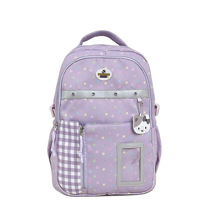 Blumenmuster Multi-Taschen Rucksack Brehn