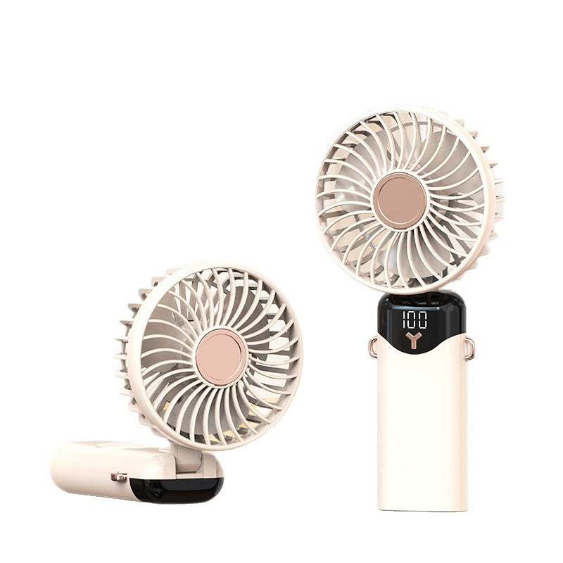 Tragbarer Mini Handventilator mit Digitalanzeige Brehn