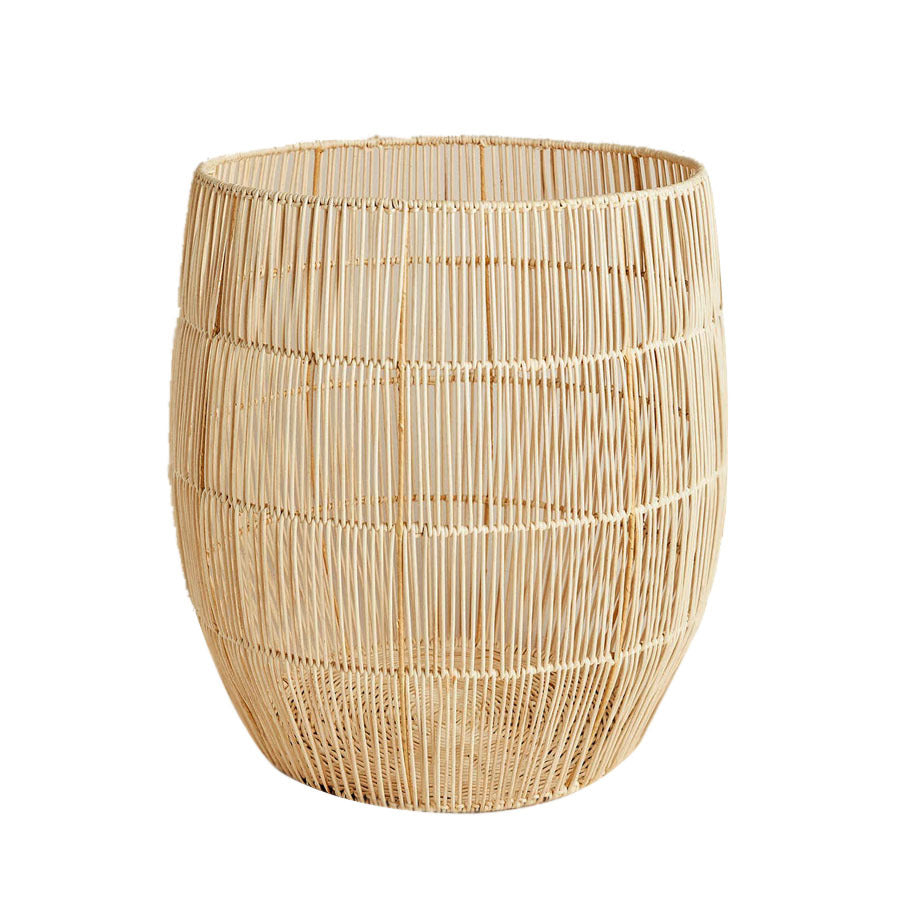 Handgefertigter Aufbewahrungskorb aus Rattan Brehn