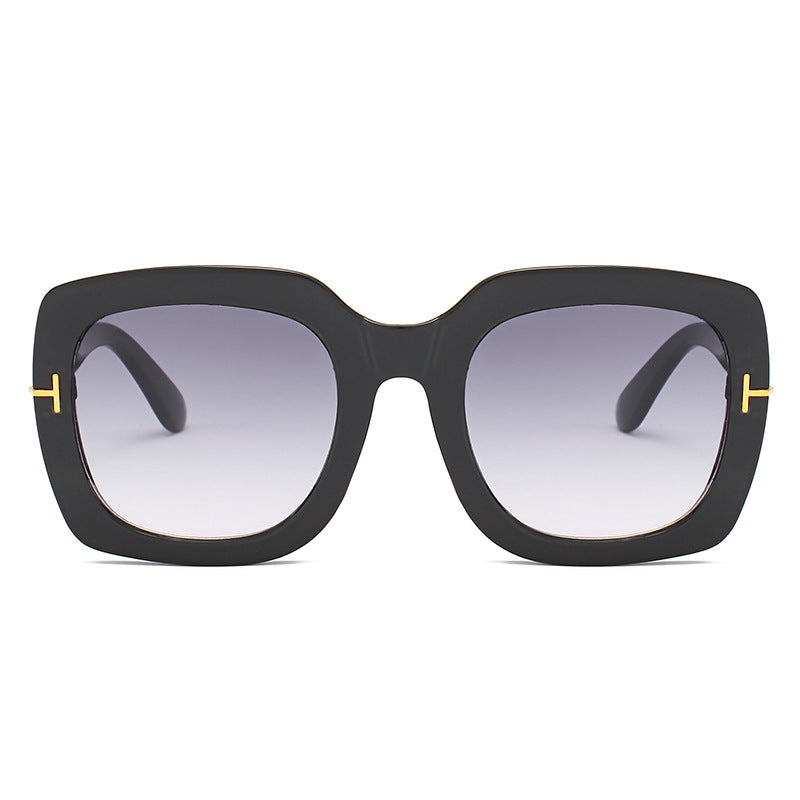 Oversized Mode Sonnenbrille mit verlaufenden Gläsern Brehn
