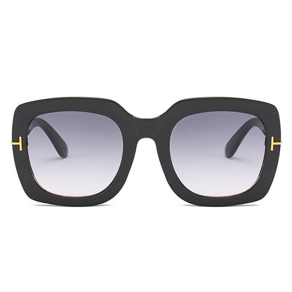 Oversized Mode Sonnenbrille mit verlaufenden Gläsern Brehn