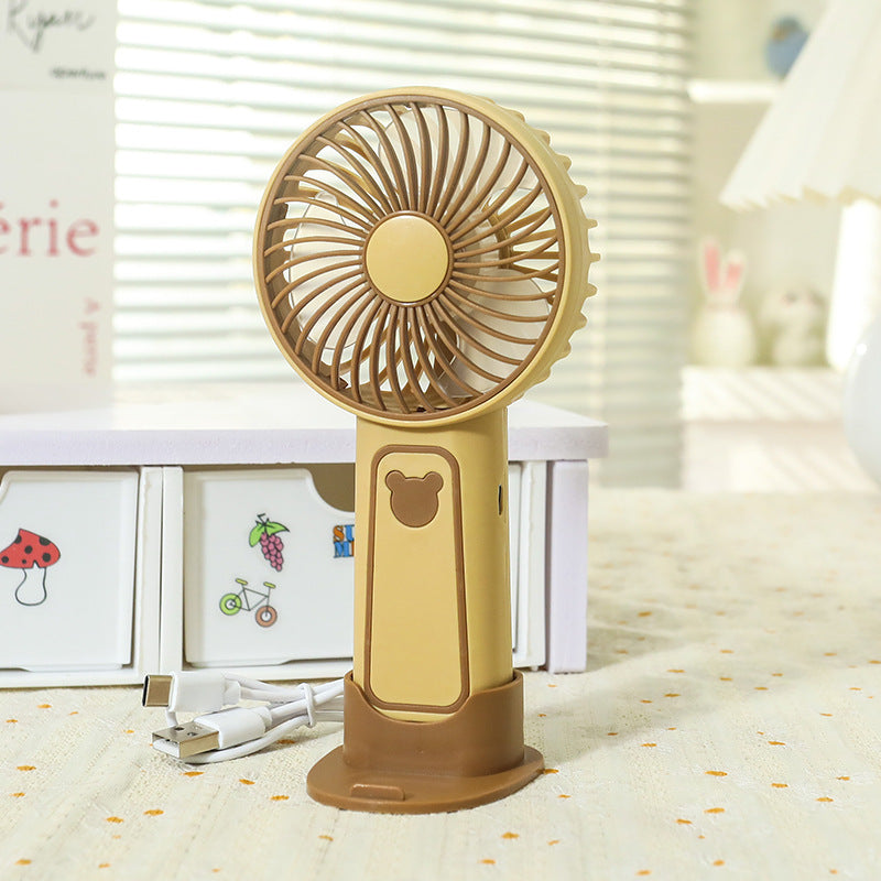 Damen tragbarer USB Mini-Handventilator mit flexiblem Neigungsmechanismus Brehn