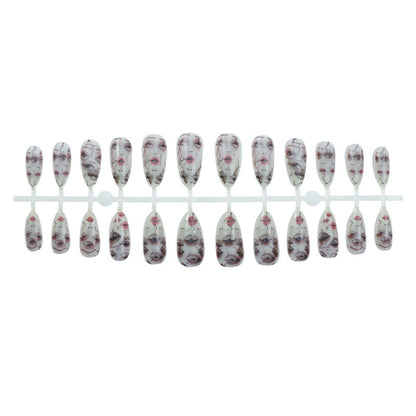 Kunstnagelset mit einzigartigen Gesichtsdesigns Brehn