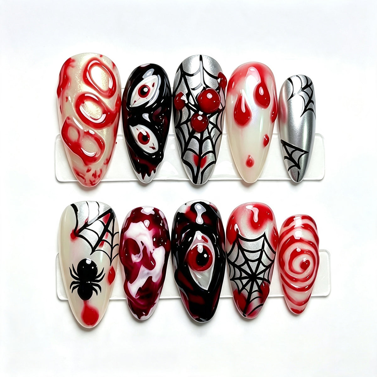 Halloween-Themen Artisan Press-On Nail Set