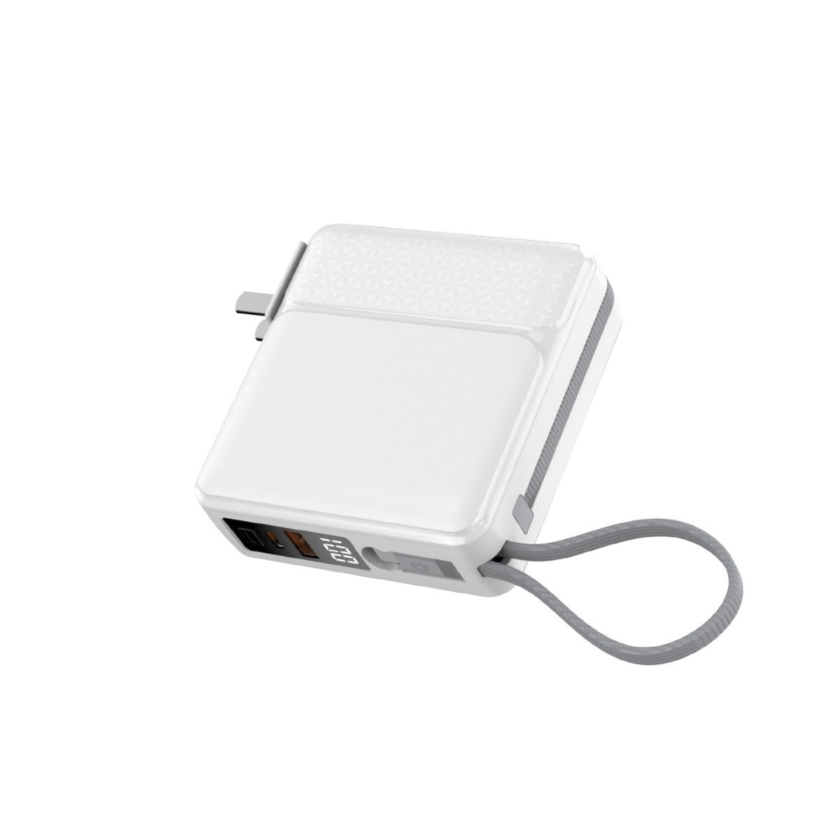 Kompakte Schnelllade-Powerbank mit Lcd-Anzeige und Integrierter Sicherheitstechnologie Brehn
