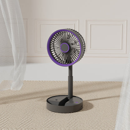 Unisex Tragbarer Tischventilator mit flexibler Neigung und USB-Ladefunktion Brehn