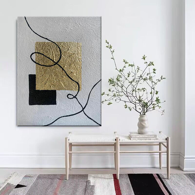 Abstrakter Expressionistische Leinwandkunst