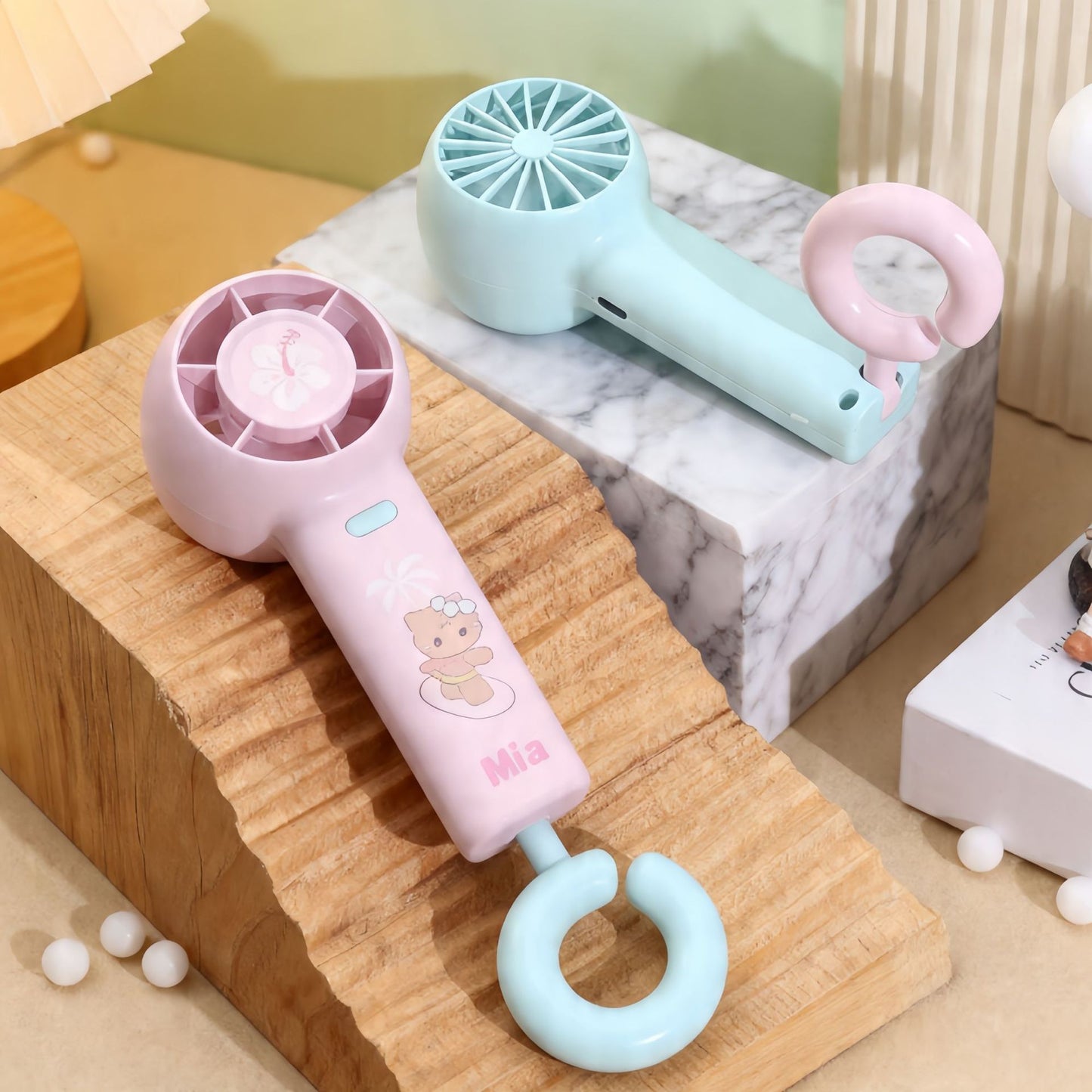 Damen Tragbarer Mini-Handventilator mit kinderfreundlichem Design Brehn