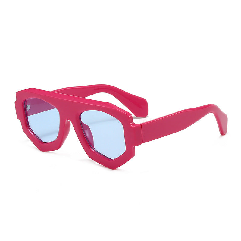Fette geometrische Schildbrille Brehn