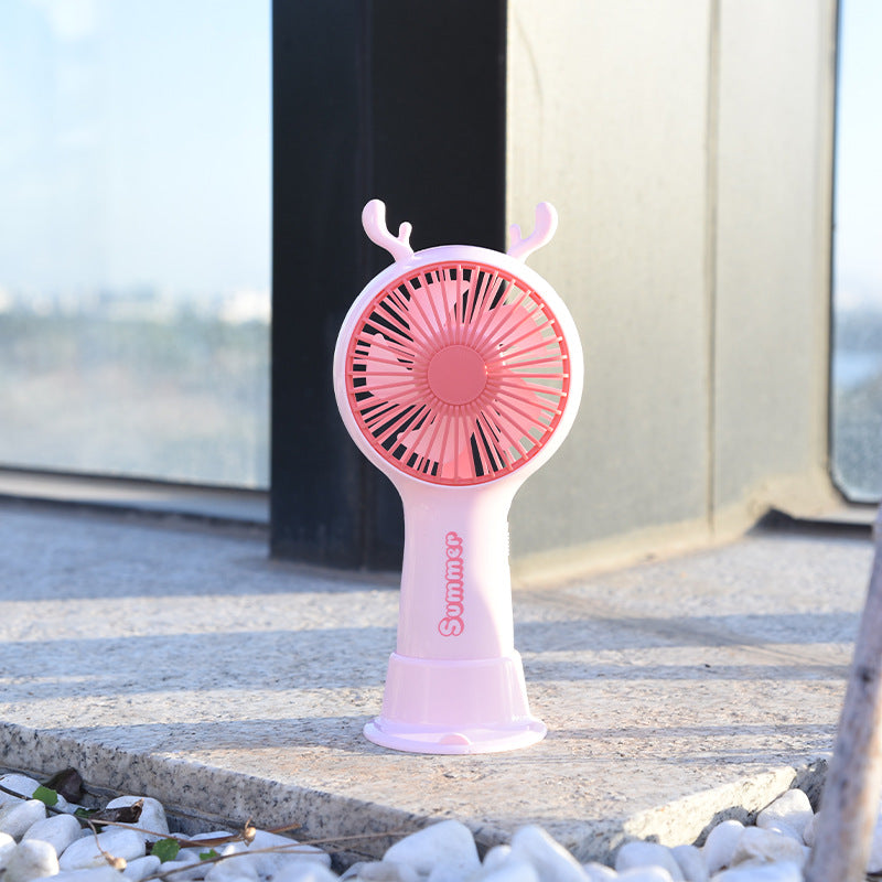 Damen Tragbarer Mini-Ventilator mit lustigem Tierdesign Brehn