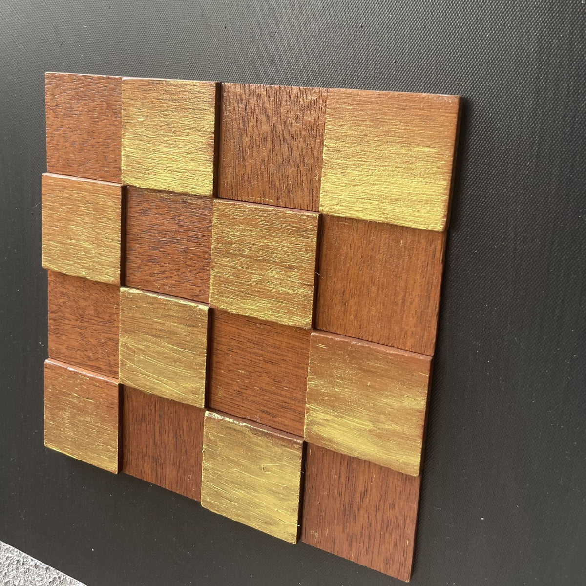 Texturiertes geometrisches Wandkunst