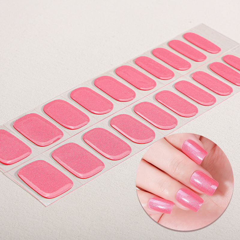Elegante Glitzer Nagelwickel