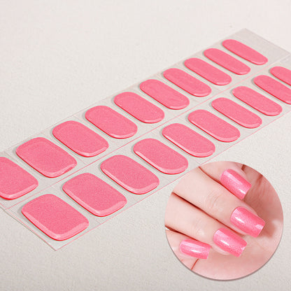 Elegante Glitzer Nagelwickel