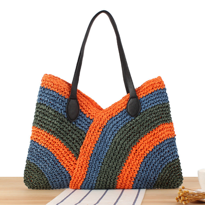 Handtasche Im Modernen Wellenmuster Brehn