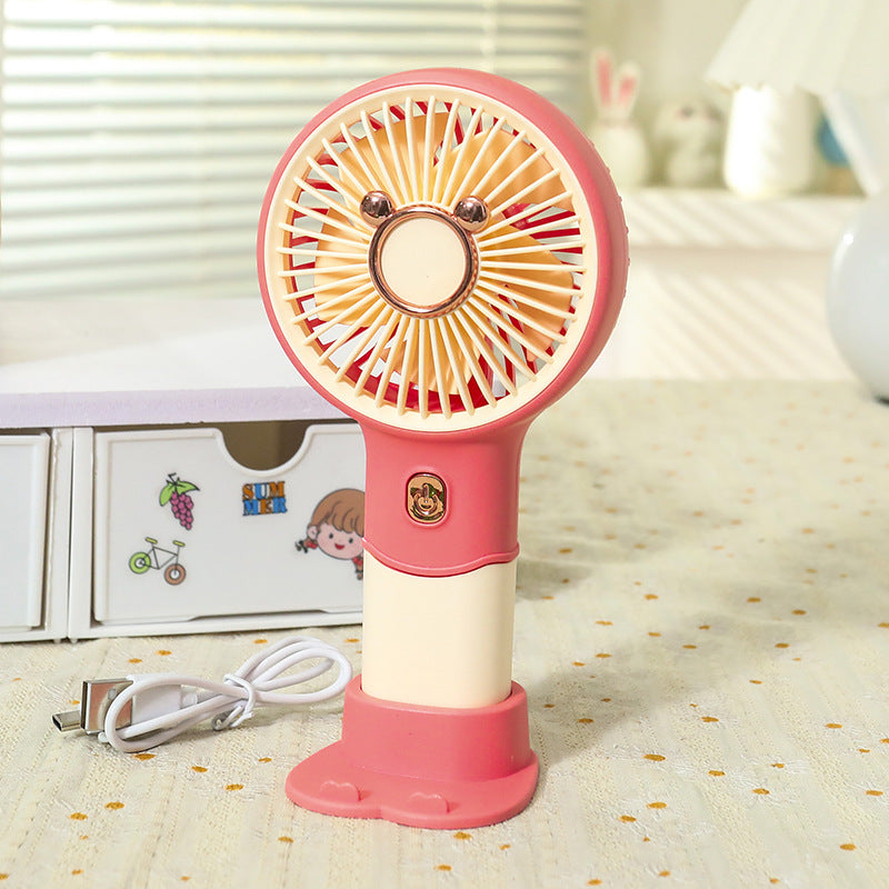 Damen Tragbarer Handventilator mit ergonomischem Design und USB-Anschluss Brehn