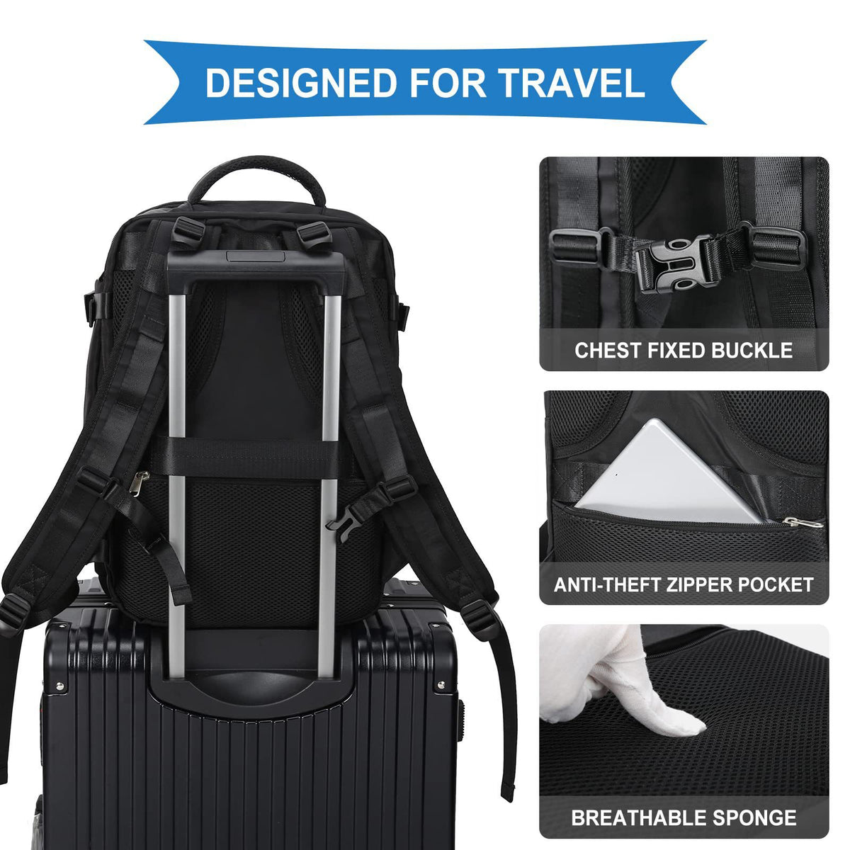 Vielseitiger multifunktionaler Reiserrucksack Brehn