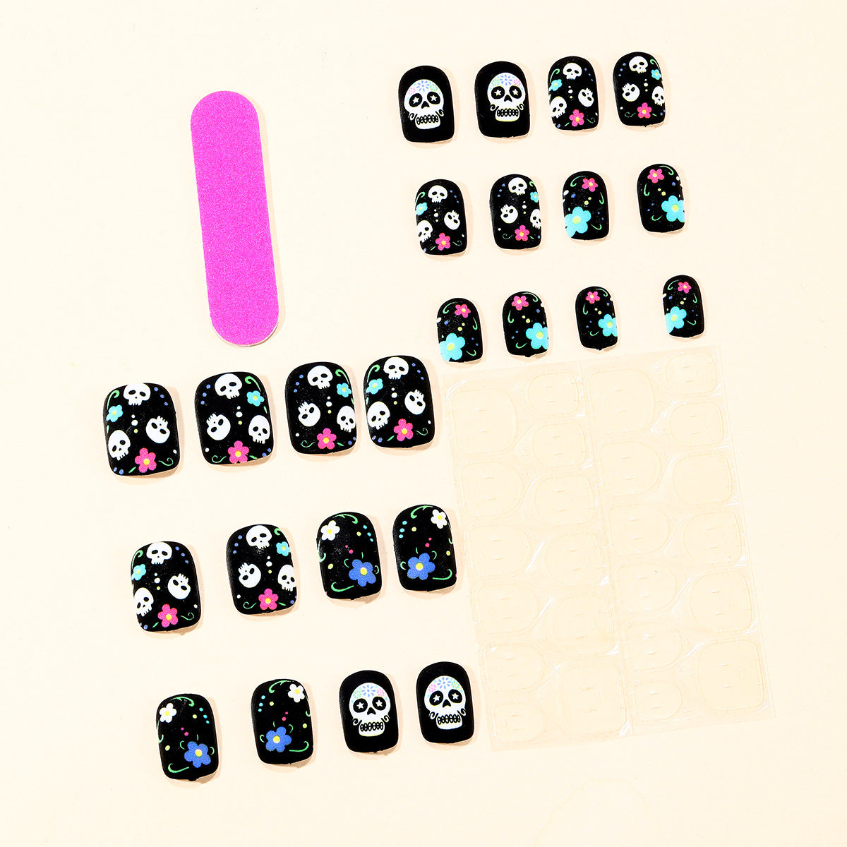 Künstlerische Halloween-Themen-Nagelkunst Brehn