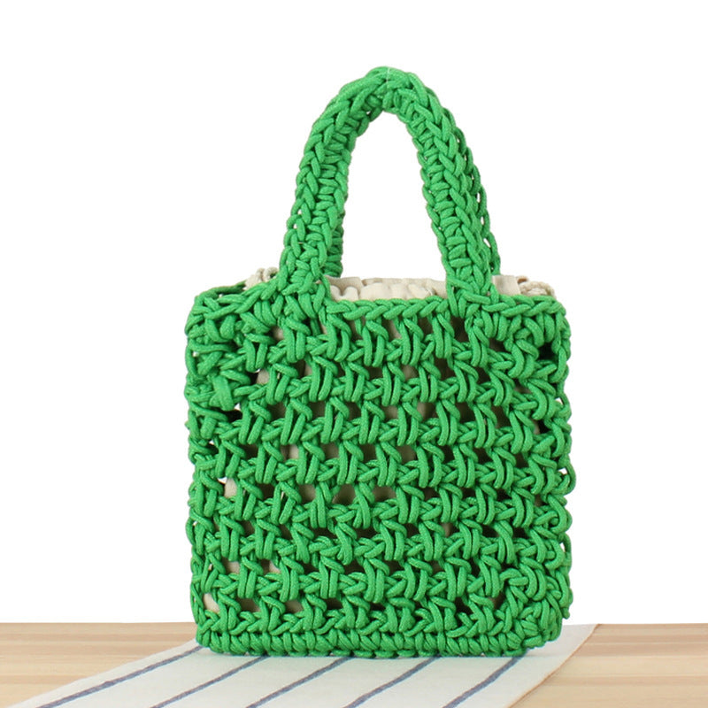 Handtasche Aus Hochwertigem Makramee Brehn