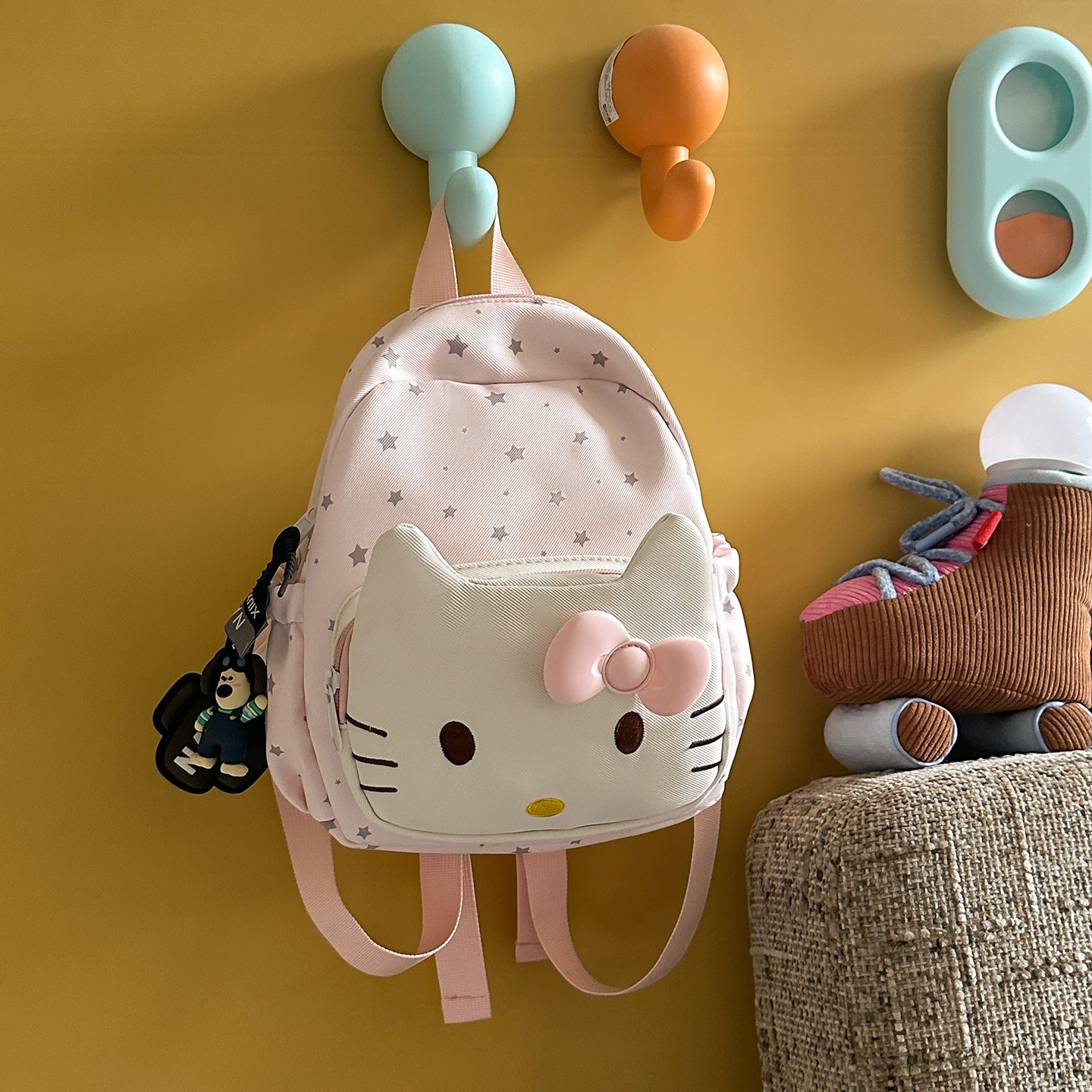 Kinder adorabeler Katzen-Thema Mini Schulrucksack