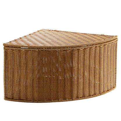 Eck Woven Aufbewahrungskorb mit Deckel Brehn
