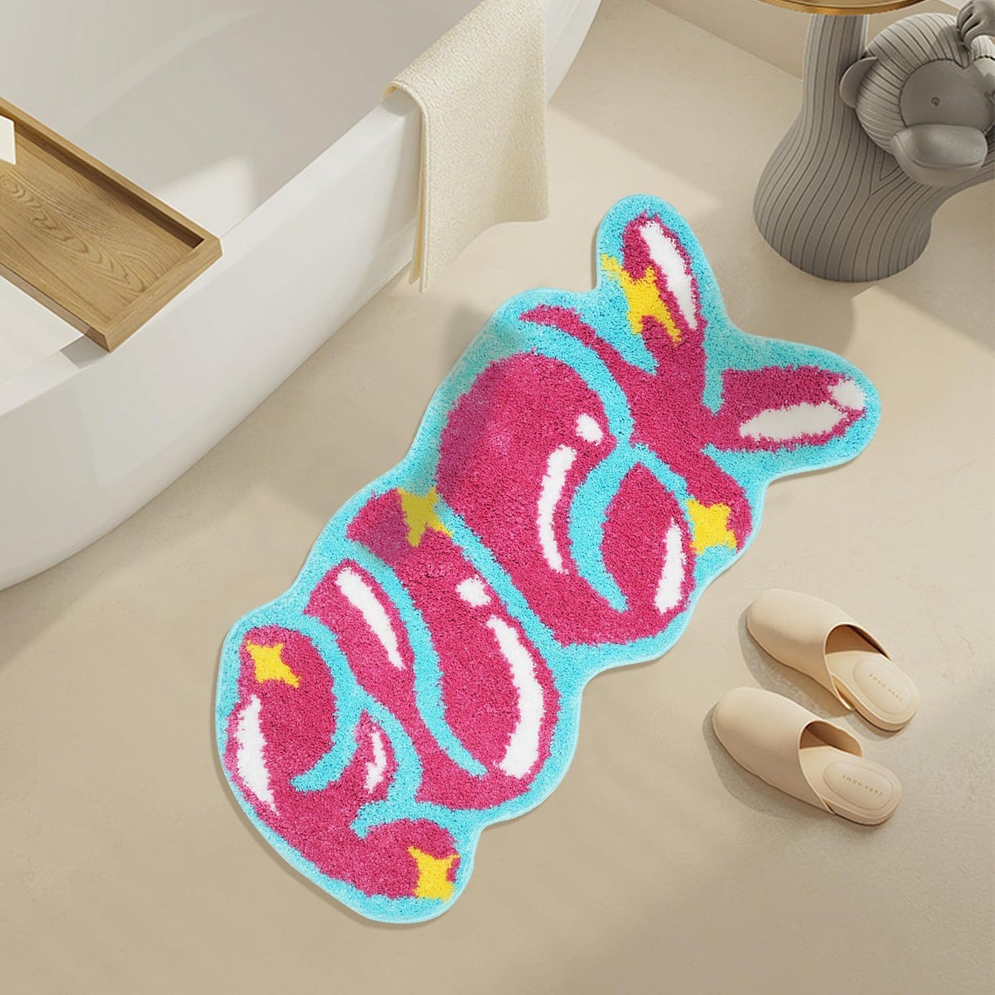 Cute Bunny-Förmige Badmatte Brehn