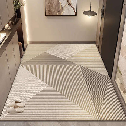 Moderner geometrischer Bereichsteppich