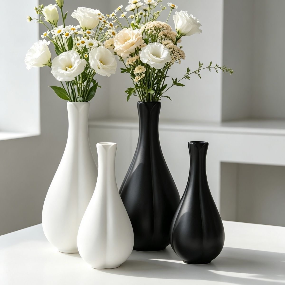 Moderne Minimalistische Dekorative Blumenvase Brehn