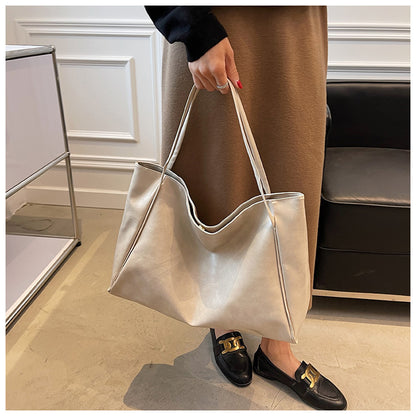 Casual Veganes Leder Schultertasche