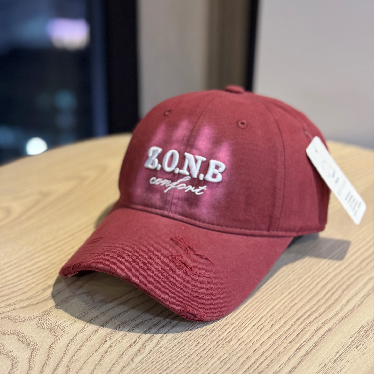 Unisex Distressed Baumwoll Baseballmütze Brehn